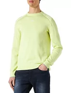 Swetry męskie - BOSS Sweter męski Rowler, Jasny/pastelowy zielony 337, 3XL - miniaturka - grafika 1
