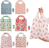 Torby i wózki na zakupy - 6-pak toreb na zakupy wielokrotnego użytku, składane torby na zakupy, wodoodporna torba do przechowywania w domu i kuchni - miniaturka - grafika 1