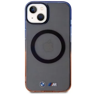 Etui BMW BMHMP14SHTGE iPhone 14 6.1" szary/grey hardcase Gradient Bumper MagSafe - Etui i futerały do telefonów - miniaturka - grafika 3