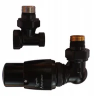 Akcesoria grzewcze - Vario Term zestaw termostatyczny MASTER prawy czarny strukturalny EMAGS0214CFK/P - miniaturka - grafika 1