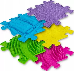 Mata Ortopedyczna Zestaw 5 Puzzli Orto Sensoryka - Zabawki interaktywne dla dzieci - miniaturka - grafika 1