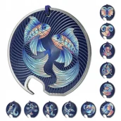 Korkociągi i otwieracze - Otwieracz Stalowy Do Butelek Kapsli Zodiak Ryby - miniaturka - grafika 1