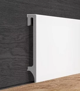 Listwa przypodłogowa Espumo 501 biała 2400x120x16mm - Listwy przypodłogowe - miniaturka - grafika 1