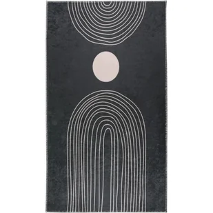 Antracytowy chodnik odpowiedni do prania 80x200 cm – Vitaus - Dywany - miniaturka - grafika 1