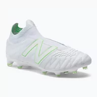 Piłka nożna - Buty piłkarskie męskie New Balance Tekela V3+ Pro Leather FG white - miniaturka - grafika 1