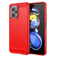Etui i futerały do telefonów - Pokrowiec König Design kompatybilny z Xiaomi Redmi Note11T Pro 5G - plastikowe, miękkie etui na telefon - czerwony - miniaturka - grafika 1
