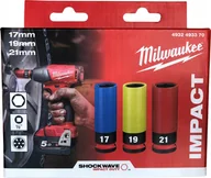 Klucze i nasadki - Milwaukee MILWAUKEE NASADKA UDAROWA DO FELG 1/2" ZESTAW 3szt. - miniaturka - grafika 1