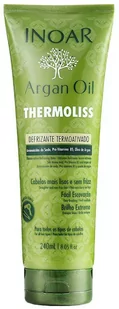 INOAR Argan Oil Thermoliss termoaktywny balsam wygładzający po keratynowym prostowaniu 240ml - Kosmetyki do stylizacji włosów - miniaturka - grafika 1