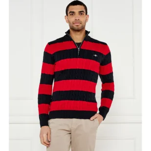 Gant Golf Regular Fit - Swetry męskie - miniaturka - grafika 1