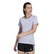 Koszulki sportowe damskie - Koszulka damska adidas  Runner Tee Violet Tone M - miniaturka - grafika 1