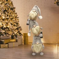 Ozdoby bożonarodzeniowe - Figura tekstylna skrzaty LED 20 x 80 cm - miniaturka - grafika 1