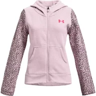 Bluzy dla dziewczynek - Bluza dziewczęca Under Armour Rival Fleece FZ - miniaturka - grafika 1