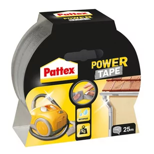 Pattex Taśma  Power Tape Srebrny 25 M - Taśmy izolacyjne i naprawcze - miniaturka - grafika 1