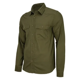 Koszula z długim rękawem BRANDIT Flannel Shirt - Olive - Odzież taktyczna i umundurowanie - miniaturka - grafika 1