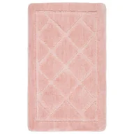 Dywaniki łazienkowe - Dywanik łazienkowy Soft 60x100 cm antypoślizgowy różowy - miniaturka - grafika 1