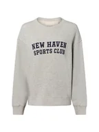 Bluzy damskie - Gant Bluza damska Kobiety Materiał dresowy szary marmurkowy, S - miniaturka - grafika 1