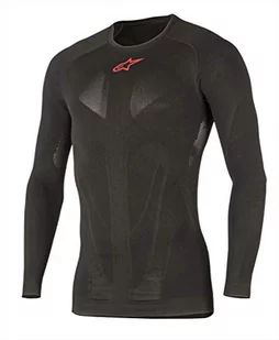 Alpinestars Męska 1750217-13-XS/S Tech Top koszulka z długim rękawem Xs/Sm, czarna czerwona, S - Odzież motocyklowa - miniaturka - grafika 1