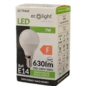 Halogeny - Żarówka LED ECOLIGHT Golf ball EC79445 7W E14 - miniaturka - grafika 1