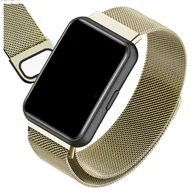 Akcesoria do zegarków - Pasek do Huawei Watch Fit 2 magnetyczny (Złoty) - miniaturka - grafika 1