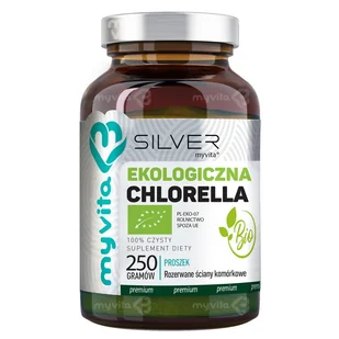 PRONESS MyVita Silver Chlorella BIO proszek 250 g - Odchudzanie i oczyszczanie - miniaturka - grafika 1