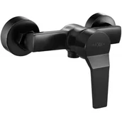 Baterie umywalkowe - Mexen Caro bateria prysznicowa, czarna - miniaturka - grafika 1