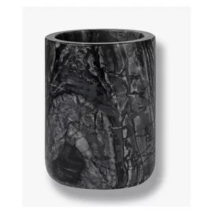 Czarny marmurowy kubek na szczoteczki do zębów Marble – Mette Ditmer Denmark - Kubki na szczoteczki do zębów - miniaturka - grafika 1