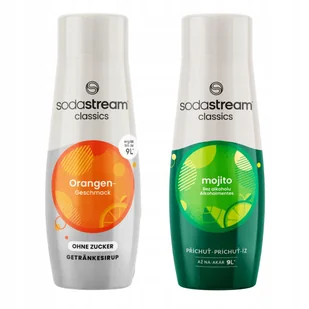 Syropy SodaStream Orange Zero Pomarańcza Bez Cukru + Mojito Mohito - Syropy i koncentraty owocowe - miniaturka - grafika 1