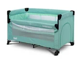 Łóżeczka i kojce - ŁÓŻECZKO TURYSTYCZNE DOSTAWNE | OPUSZCZANY BOK | DWUPOZIOMOWE SKŁADANE| KOJEC || MIĘTOWE - miniaturka - grafika 1