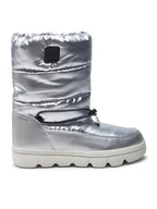 Buty dla dziewczynek - Geox Trzewiki J46HWB 0LVNF C1007 D Szary - miniaturka - grafika 1