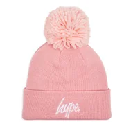 Czapki dla dzieci - Czapka HYPE Bobble Script YVLR-714 Różowy - miniaturka - grafika 1