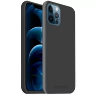 Etui i futerały do telefonów - Mercury Silicone iPhone 12 Pro Max 6,7" czarny/black - miniaturka - grafika 1