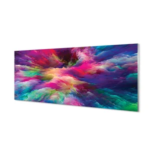 Panel kuchenny + klej Fraktale kolorowe 125x50 cm - Tablice i flipcharty - miniaturka - grafika 1