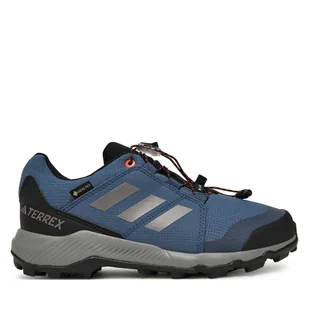 Trekkingi adidas Terrex GORE-TEX JI1358 Granatowy - Buty trekkingowe dziecięce - miniaturka - grafika 1