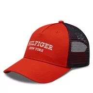 Czapki dla dzieci - Czapka z daszkiem Tommy Hilfiger Monotype Cap AU0AU01846 Fierce Red XND - miniaturka - grafika 1