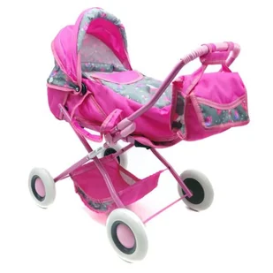 Wózek dla lalki ZUZIA głęboki LAZUR - Wózki dla lalek Wózek dla lalki ZUZIA głęboki LAZUR - Wózki dla lalek - miniaturka - grafika 1