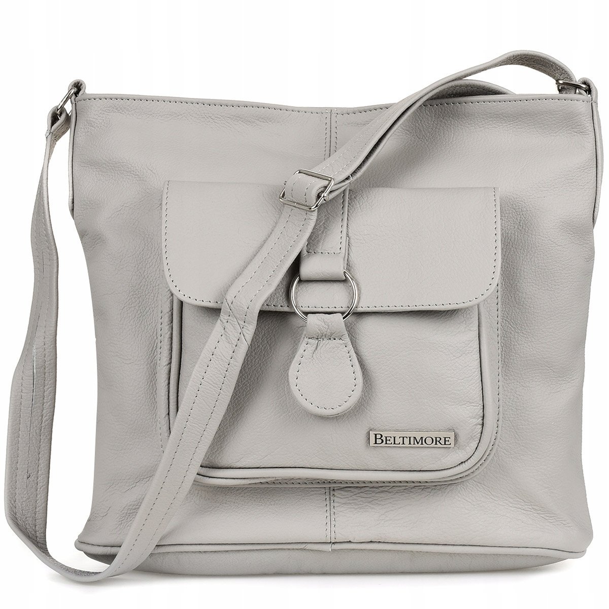 Torebka Skórzana damska A4 duża torba przez ramię listonoszka Beltimore