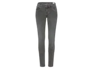 Spodnie damskie - esmara® Jeansy damskie z bawełną, super skinny fit (Szary, 36, niska sylwetka) - miniaturka - grafika 1