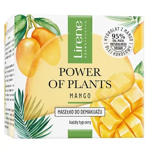 Lirene Power of Plants masełko do demakijażu Mango 50ml - Kosmetyki do demakijażu - miniaturka - grafika 1