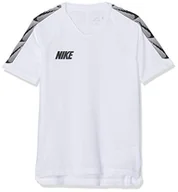 Koszulki i topy damskie - Nike T-shirt dziecięcy B Nk Brt Sqd Top Ss 19 biały/czarny XL - miniaturka - grafika 1
