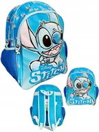 Plecaki szkolne i tornistry - Niebieski Plecak szkolny tornister dziecięcy Stitch - miniaturka - grafika 1