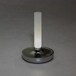 Konstsmide Stołowa LED Biarritz IP54 akumulator, CCT srebrna - Lampy ogrodowe - miniaturka - grafika 1