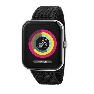 Sector S-03 PRO Pasek nylonowy Czarny - Smartwatch - miniaturka - grafika 2