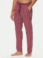 Piżamy męskie - United Colors Of Benetton Spodnie piżamowe 4MYG4F00D Bordowy Regular Fit - miniaturka - grafika 1