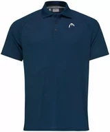 Koszulki sportowe męskie - HEAD PERF Polo Shirt Men Dark Blue - miniaturka - grafika 1