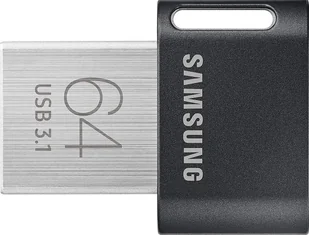 Samsung FIT Plus Gray 64GB (MUF-64AB/EU) - Pendrive - miniaturka - grafika 2