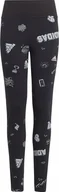 Legginsy - Adidas Legginsy adidas JG Bluv Q3 Tight girls Jr IA1567 - miniaturka - grafika 1