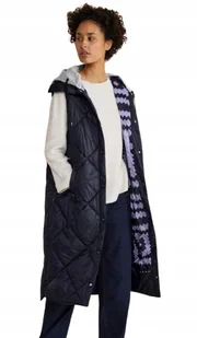 STREET ONE GRANATOWA PIKOWANA KAMIZELKA DAMSKA CASUAL 46 JXA - Kamizelki damskie - miniaturka - grafika 1