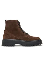 Botki męskie - Pepe Jeans Trapery PMS50249 Brązowy - miniaturka - grafika 1