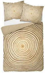 Detexpol Pościel z mikrofibry 3D 160x200 Pień drzewa beżowa 4361 A Magic 2 - Pościel - miniaturka - grafika 1