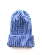 Czapki damskie - Bestseller wełniana czapka Lily 100% wełna handmade ręcznie robiona - miniaturka - grafika 1